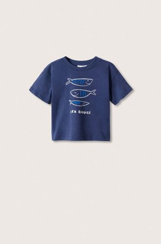 Mango Kids t-shirt bawełniany dziecięcy Sea 35.99PLN
