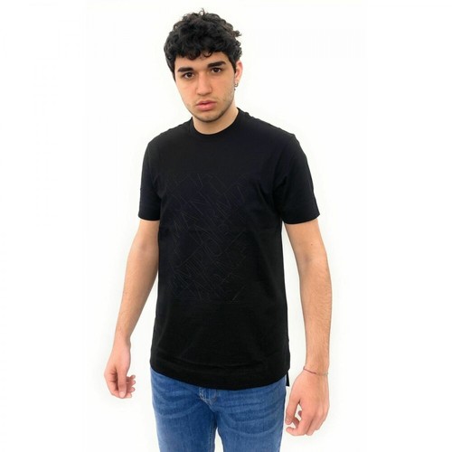 Emporio Armani, T-shirt Czarny, male, 498.00PLN